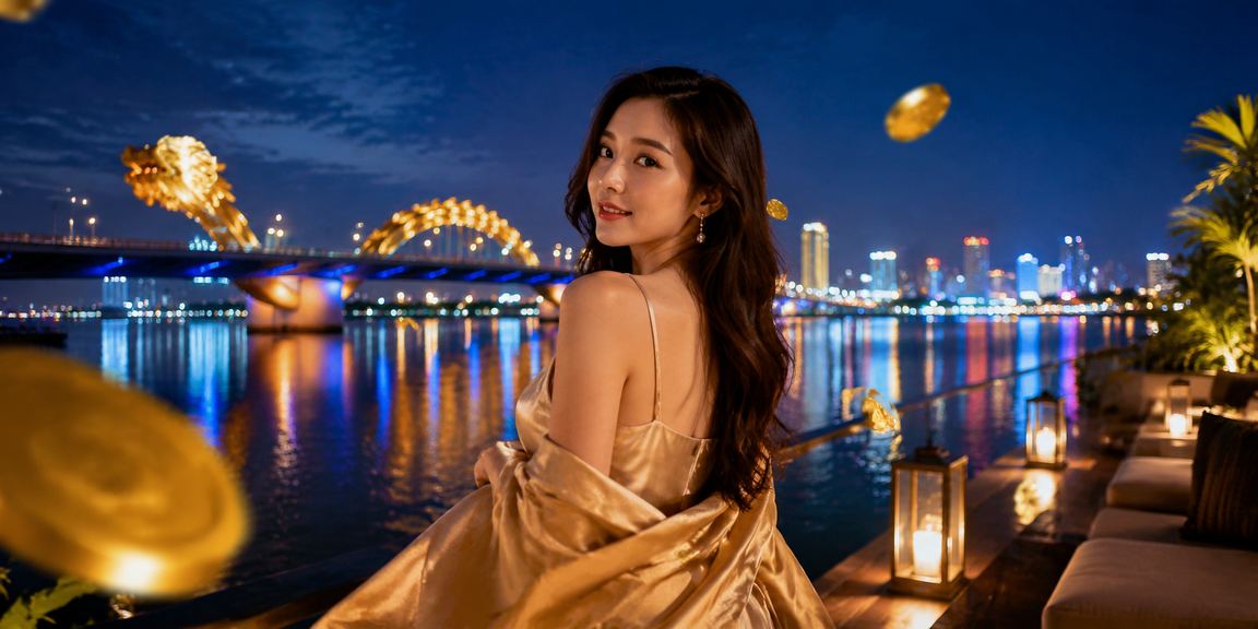 Bàn baccarat gần bãi biển Đà Nẵng minh họa giới hạn High Roller
