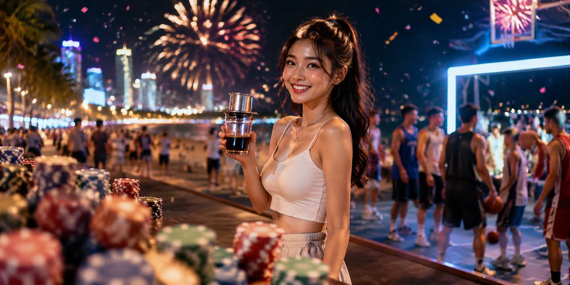 Người xem bóng rổ tại quán cà phê Phan Thiết cân nhắc mức cược lớn
